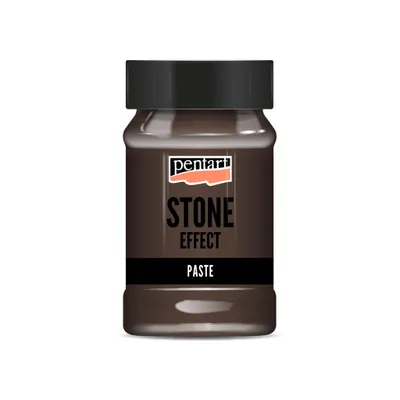 Produktbild von PENTART Steineffektpaste, 100 ml, brauner Granit