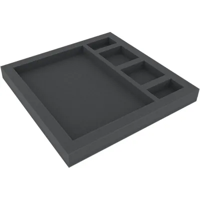 Obrázek produktu pro Pěnová vložka 285 × 285 × 30 mm, 5 přihrádek na stolní hry