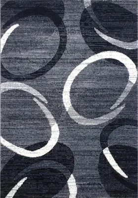 Immagine prodotto di 200x290 cm Tappeto Florida Nuovo 308-72 grigio/nero