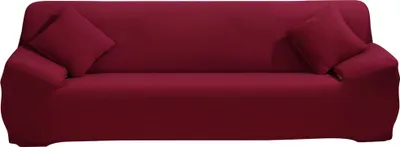 Obrázek produktu pro Pohovka Cover Stretch Fabric Sofa Cover Nábytek Protector 1/2/3/4 Seat Couch Cover (Red)