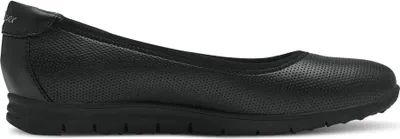Produktbild von s.Oliver Damen Ballerina sportlich Slip-On 5-22100-42, Größe:38 EU, Farbe:Schwarz