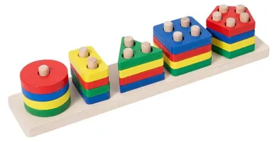 Immagine prodotto di Giocattoli Montessori per impilare e ordinare, 20 pezzi, giocattoli educativi per bambini