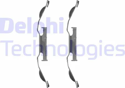 Produktbild von DELPHI LX0330 Zubehörsatz Scheibenbremsbelag Vorne für BMW 3 Touring (E91) 3 Limousine (E90) 3 Limousine (E46) 1 Schrägheck (E87) 3 Touring (E46)