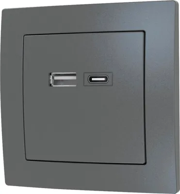 Obrázek produktu pro USB-Ladedose McPower ''Flair'', 2-fach, 3,4A, anthrazit