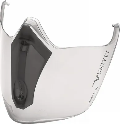Produktbild von UNIVET Visier für Vollsichtbrille 6X3, klar/schwarz