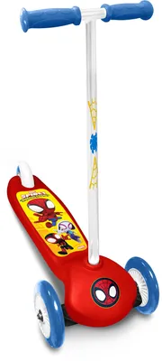 Produktbild von Marvel 3-Rad-Kinderroller Spidey junior Fußbremse rot/blau