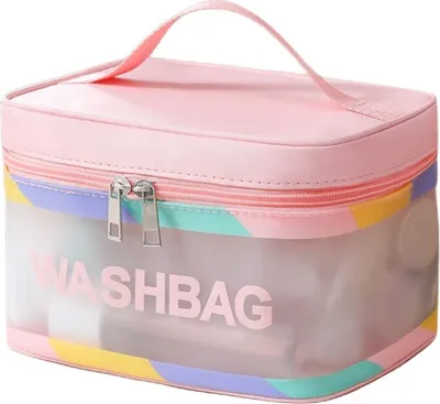 Immagine prodotto di Flamenco Mystique Rozšiřitelná cestovní kosmetická taška WASHBAG, růžová, z měkkého materiálu, 23 x 17,5 x 16 cm