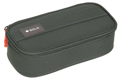 Produktbild von Lässig Bold, Weiches Federmäppchen, Recyceltes Polyester, Olive, Einfarbig, Reißverschluss, Uni