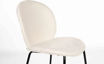 Produktbild von 2er Set Zuiver Bonnet Esszimmerstuhl Eisen/Polyester