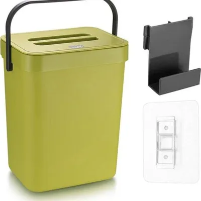 Produktbild von Famanu Hängende Abfalltonne 5 l - Grün