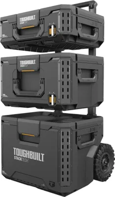 Immagine prodotto di Toughbuilt | StackTech® - set di 3 cassette portautensili mobili