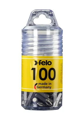 Image de Embout C 6,3 Industrie Phillips PH 1 x 25 Pack de 100