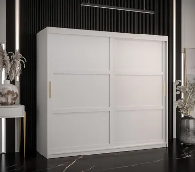 Obrázek produktu pro Šatní skříň RAISA 1 - šířka 200 cm, bílá
