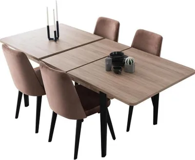 Produktbild von Brauner Rechteckiger Esstisch Esszimmer Möbel Holztische Luxus Möbel