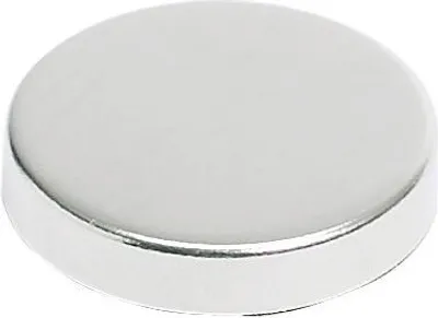 Produktbild von Haftmagnet Metall 22mm TG 800 g silber VE=12x10 Stück