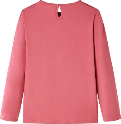 Produktbild von vidaXL Kinder-Langarmshirt Altrosa 140