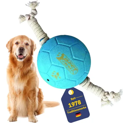 Produktbild von Hundespielzeug Gummi-Nylon mit Schlaufen Ø 16 cm für kleine & mittelgroße Hunde
