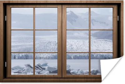 Produktbild von MuchoWow® Poster Durchblick - Nebel - Schnee 30x20 cm - Plakate - Print