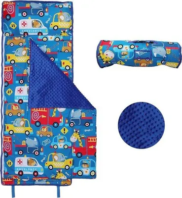 Produktbild von Famanu Schlafsack Dinosaurier 2 in 1 mit Kissen - für Kinder