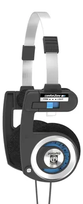 Productafbeelding van Porta Pro stereo-hoofdtelefoon, zwart. Ultraportable, oorschelpmodel