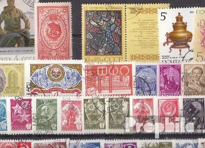 Produktbild von Briefmarken Sowjetunion 50 verschiedene Marken