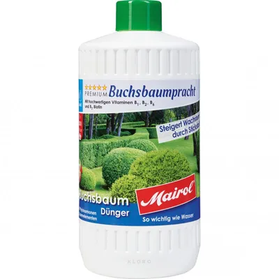 Produktbild von MAIROL Buchsbaum-/Ilex-Dünger Buchsbaumpracht Liquid 1 l