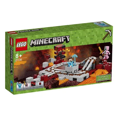 Produktbild von LEGO® - Minecraft™, Die Nether-Eisenbahn; 21130