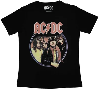 Produktbild von AC/DC - "Highway To Hell" T-Shirt für Damen RO10321 (L) (Schwarz)