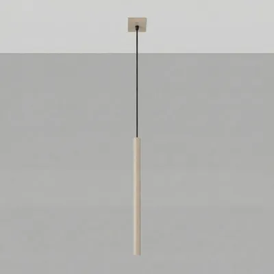 Produktbild von Pendelleuchte PASTELO 1 taupe 1xG9 8W Stahl 120x8x8cm Sollux Lighting