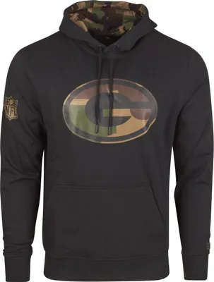 Produktbild von New Era Fleece Hoody - NFL Green Bay Packers schwarz - XXL