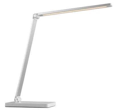 Produktbild von LED-Tischlampe, 550 Lumen, 3000-6500 K, dimmbar, USB, weiß, 38x11 cm