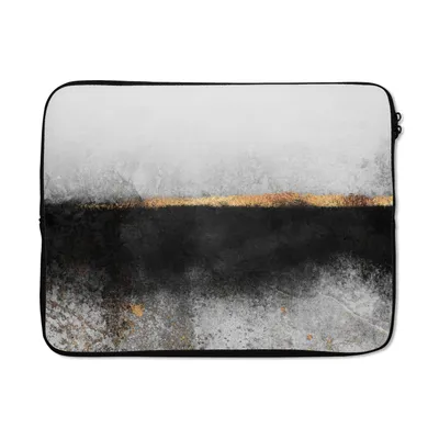 Produktbild von MuchoWow® Laptop Hülle 15 Zoll Gold - Abstrakt - Luxus Laptoptasche - Laptoptasche - Sleeve - Rundum-Schutz