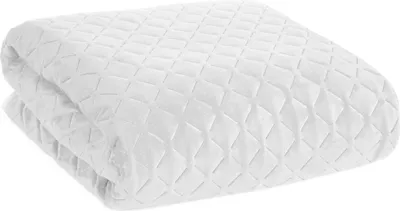 Produktbild von Dekorativer Bettüberwurf Tagesdecke DIMON weiß 70 cm x 160 cm B