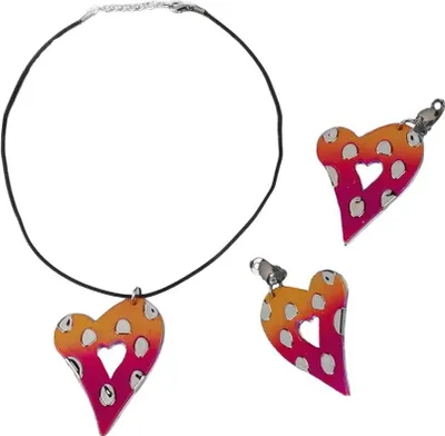 Produktbild von 80s Hearts Schmuckset