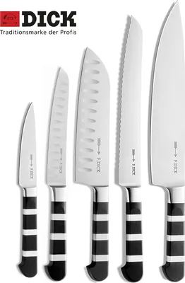 Produktbild von F. DICK Koch Messer Set 1905 (Brot-, Koch-, Universal- u Officemesser, Santoku)