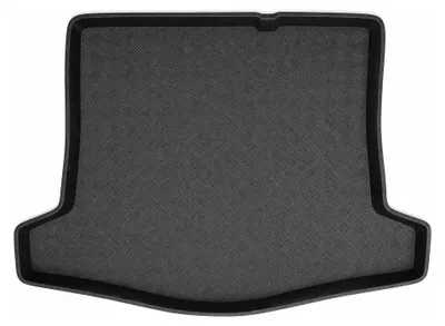 Zdjęcie produktu dla Mata do bagażnika do Ford Focus MK2 2005-2011 (sedan, koło dojazdowe) – czarne, dopasowane