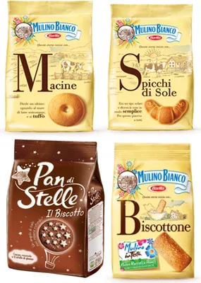 Produktbild von Mulino Bianco: Verschiedene Kekse, insgesamt 3100 g, 4 Stück