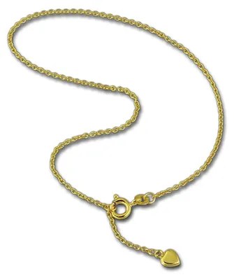 Produktbild von GoldDream Fußkette Damen 25cm Herz 333er Gelbgold Schmuck gold D3GDF0055Y