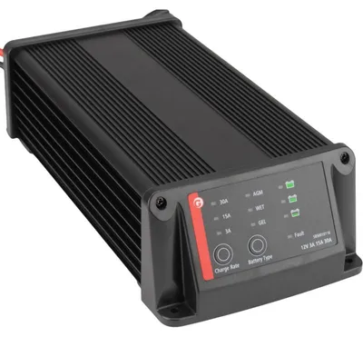 Obrázok produktu pre 7-stupňový usmerňovač 230V 12V 3-15-30A 6-500Ah