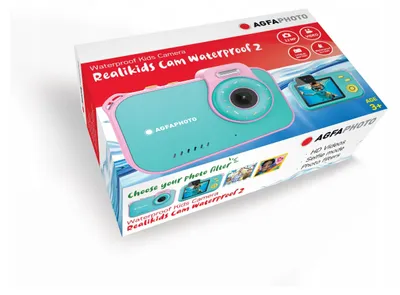 Zdjęcie produktu dla AgfaPhoto Compact ARKCW2BL, 12 MP, CMOS, 2.7K, Niebieski, Różowy