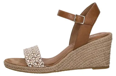 Image de Tamaris Sandalen Touwzool Sandalen Touwzool - Cognac - Maat 38