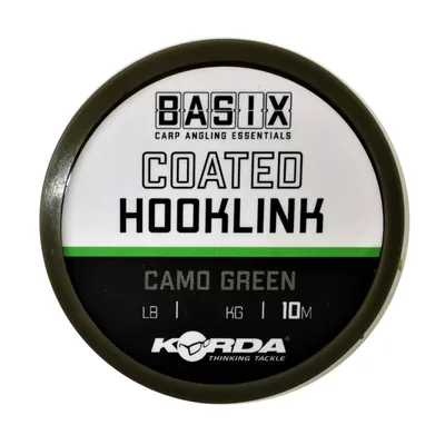 Zdjęcie produktu dla Korda Basix Coated Hooklink – linka 10 m, 18 lb