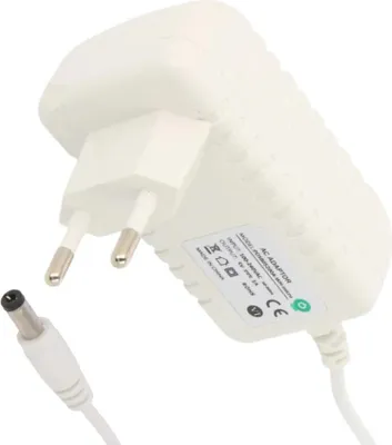 Zdjęcie produktu dla Zasilacz 12 V/0,5 A, biały, adapter DC 2,1/5,5 mm
