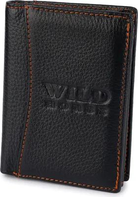 Produktbild von Herren-Geldbörse aus Leder mit Wild Horse RFID-Verschluss, Schwarz