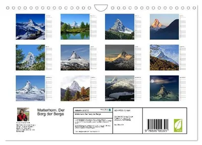 Produktbild von Matterhorn. Der Berg der Berge (Wandkalender 2026 DIN A4 quer), CALVENDO Monatskalender