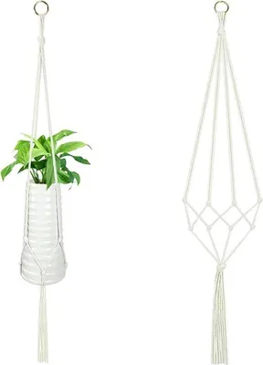 Image de Lampes de balcon en plastique avec motif floral - 105 cm