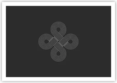 Produktbild von Poster - Poster ohne Rahmen - Symbol Schleife Unendlichkeit - 100x70 cm - Wand Bild - Wanddeko - Wandbilder - Kunstposter - Wandposter - Bilder - Kunstdruck - Wanddekoration - P2XAA100x70-4931