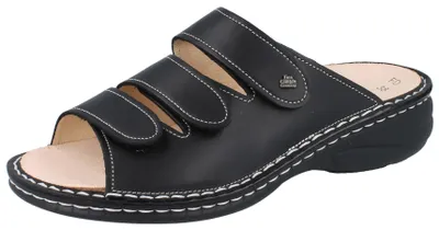 Produktbild von FINN COMFORT Hellas Damen Pantolette schwarz Glattleder - Größe: 41