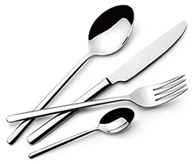 Besteckset 24-teilig, rostfreier Stahl, spiegelpoliert