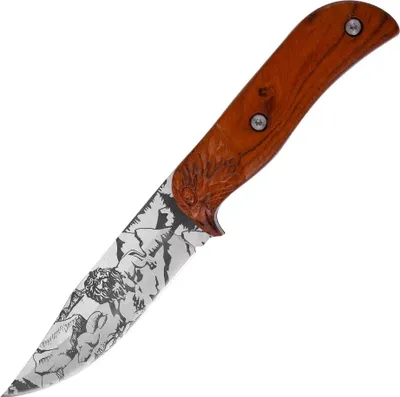 Obrázek produktu pro Outdoorový nůž CO-37303 KC3268 - Hnědá/Lev 2 KP37303